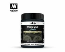 Vallejo Paints Black Thick Mud 200Ml