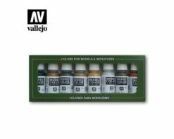 Vallejo Paints Metallic Colors (8) 17Ml