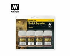 Vallejo Paints Rust N Corrosion Pigment Set 4 X 35M