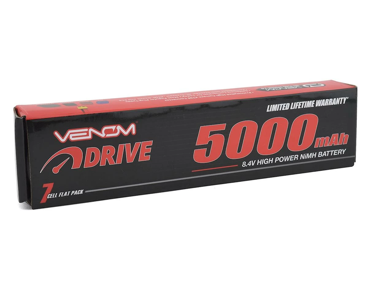 Venom Power 7 Cell NiMH Flat Battery w/UNI 2.0 Connector (8.4V/5000mAh) 3 Venom Power 7 Cell NiMH Flat Battery w/UNI 2.0 Connector (8.4V/5000mAh) - Image 3