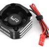 Yeah Racing 30x30mm Aluminum Case Booster Fan (Black)