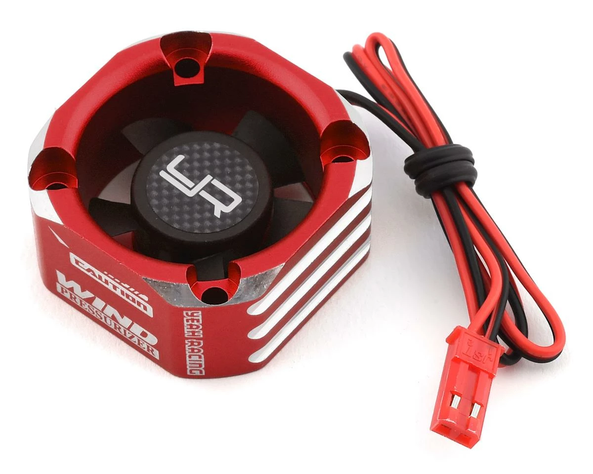 Yeah Racing 30x30 Aluminum Case Booster Fan (Red) 1 Yeah Racing 30x30 Aluminum Case Booster Fan (Red)
