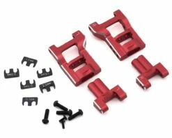 Yokomo YD-2 Aluminum Adjustable Rear Short H Arm Kit (Red)